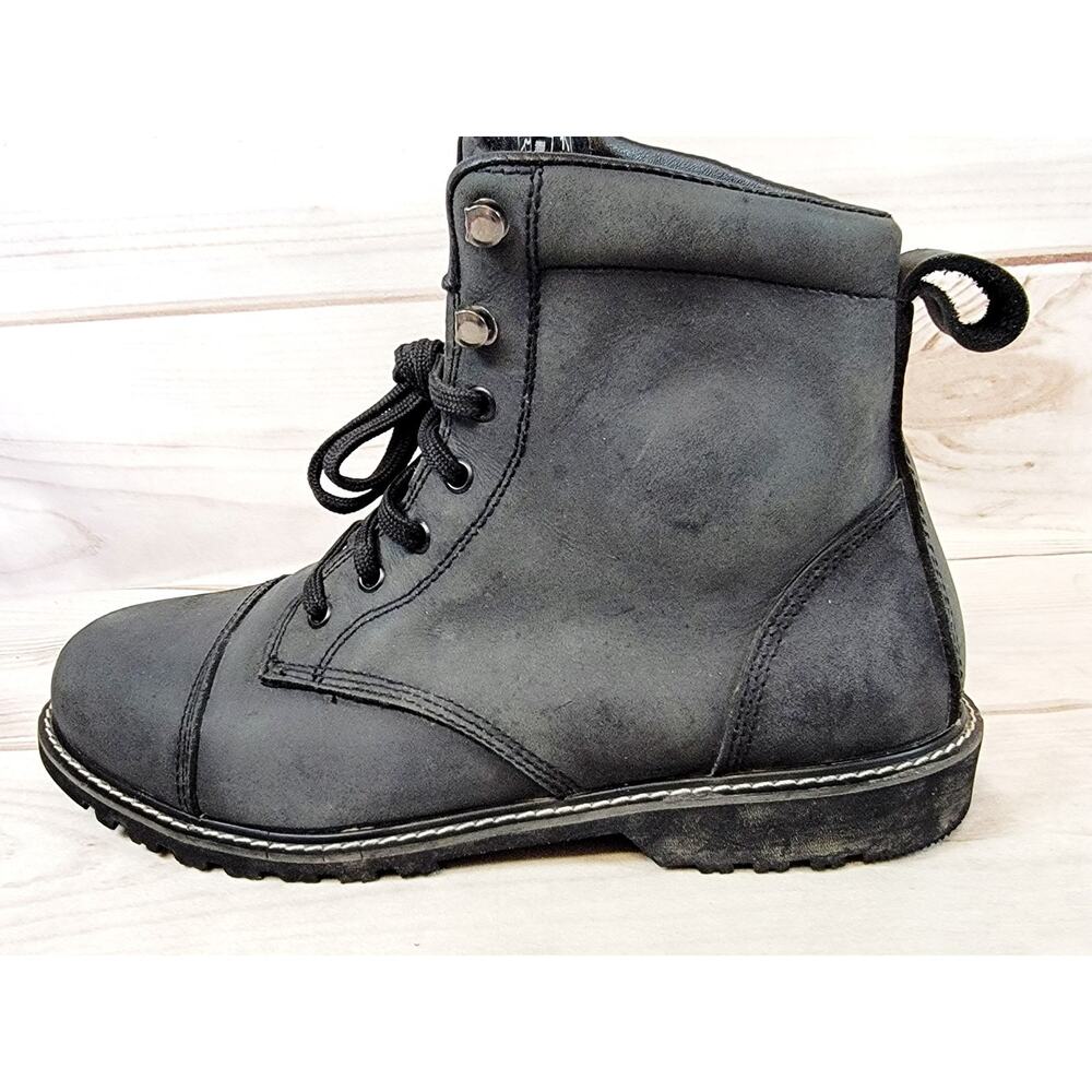 Street & Steel 126365 Riding Reinforced Toe Black Leather Boots - Men’s Size 11 - Picture 10 of 16